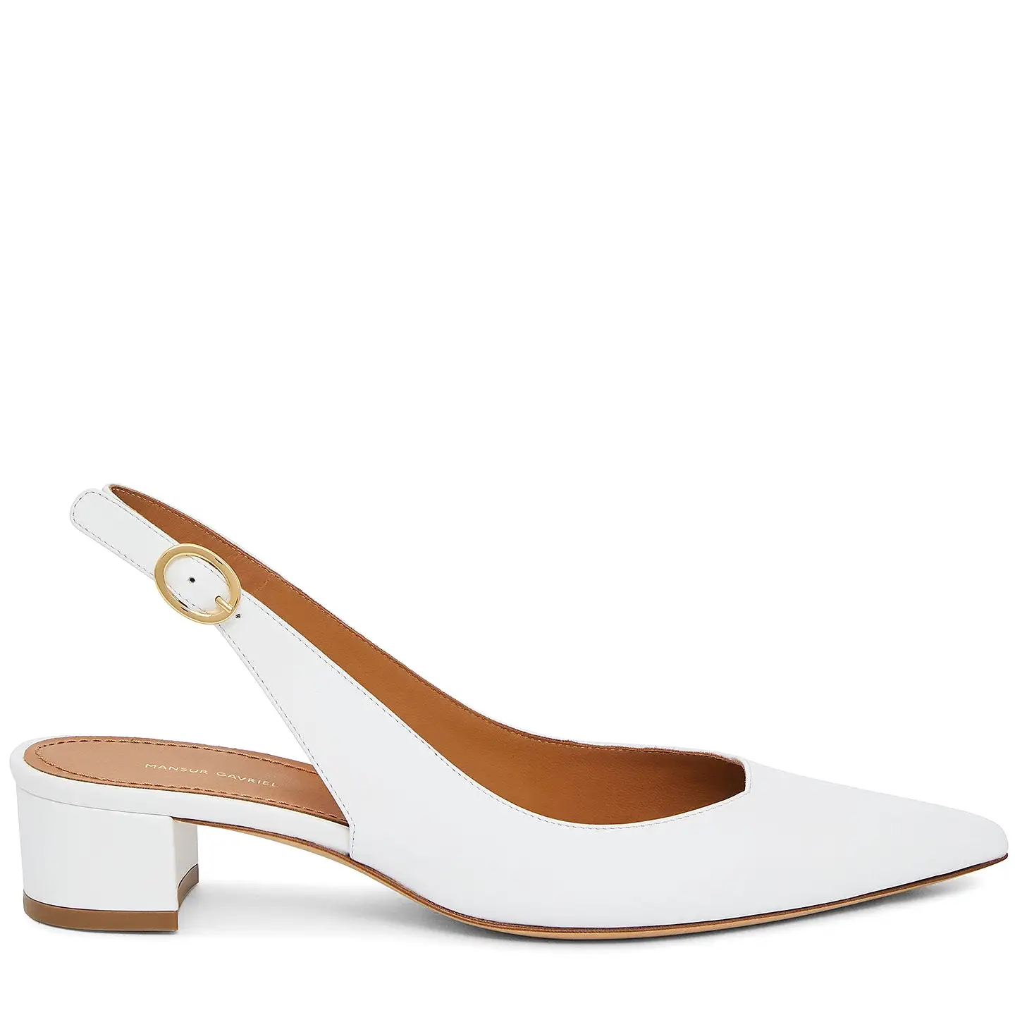 Slingback 40 Lamb, White