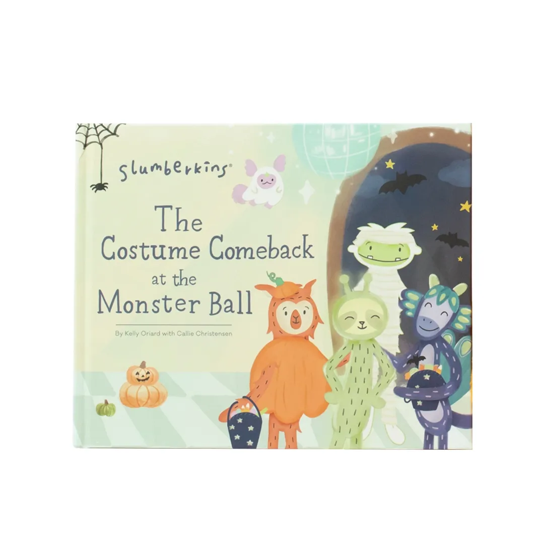 Slumberkins Halloween Bundle Pumpkin Kin + the Costume Comeback Book