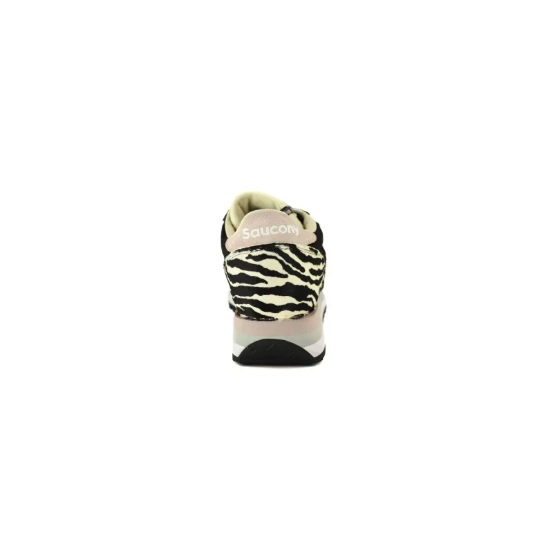 SNEAKERS DONNA JAZZ ORIGINALS IN PELLE ANIMALIER, NERO