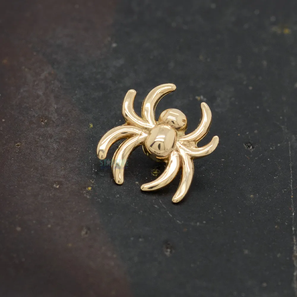 Spider Threaded End in Gold