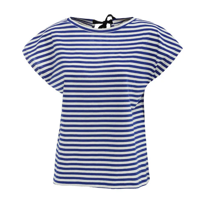 STRIPED TANK TOP Woman Periwinkle