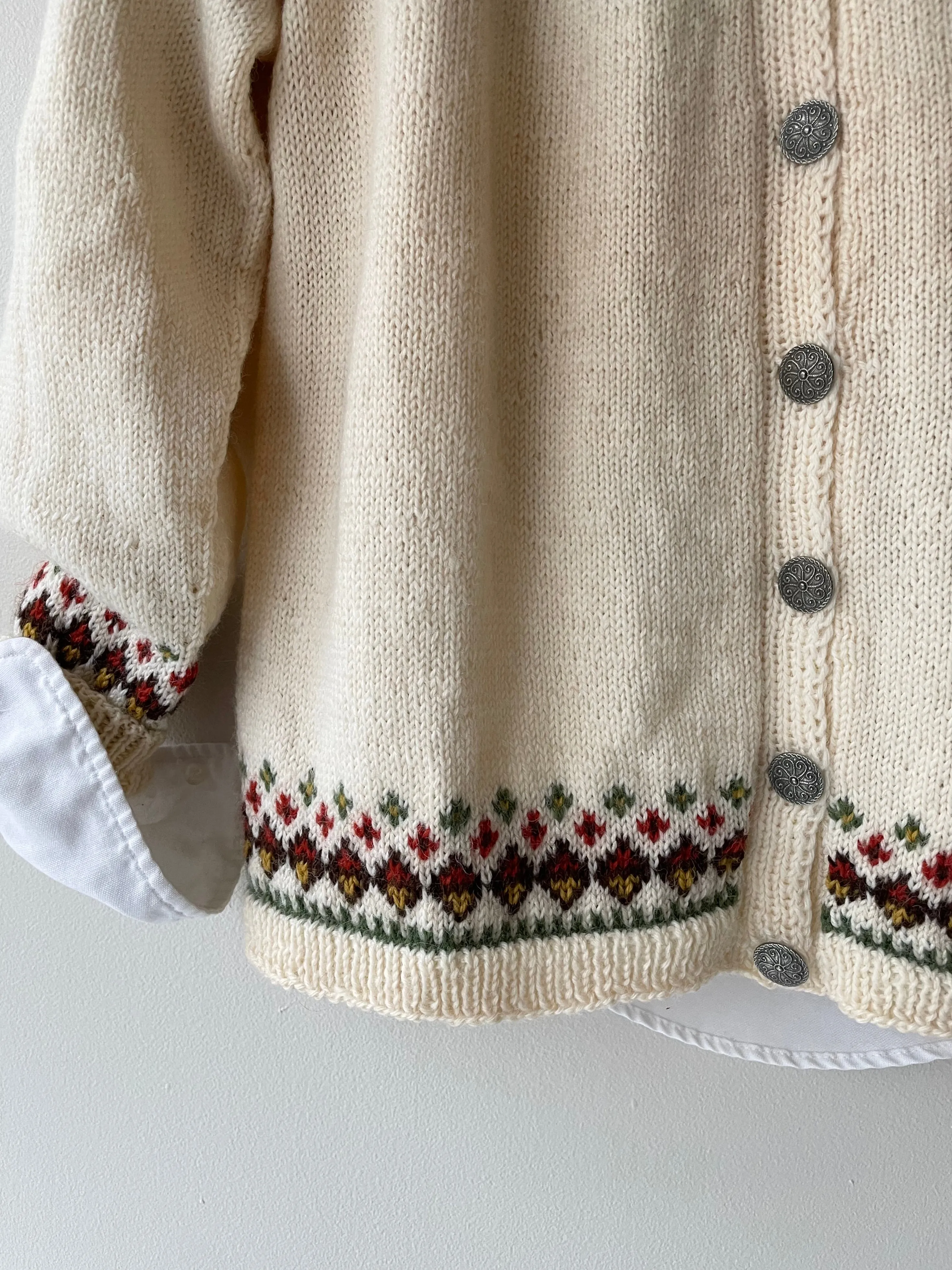 Sundt 1950s Fair Isle Cardigan