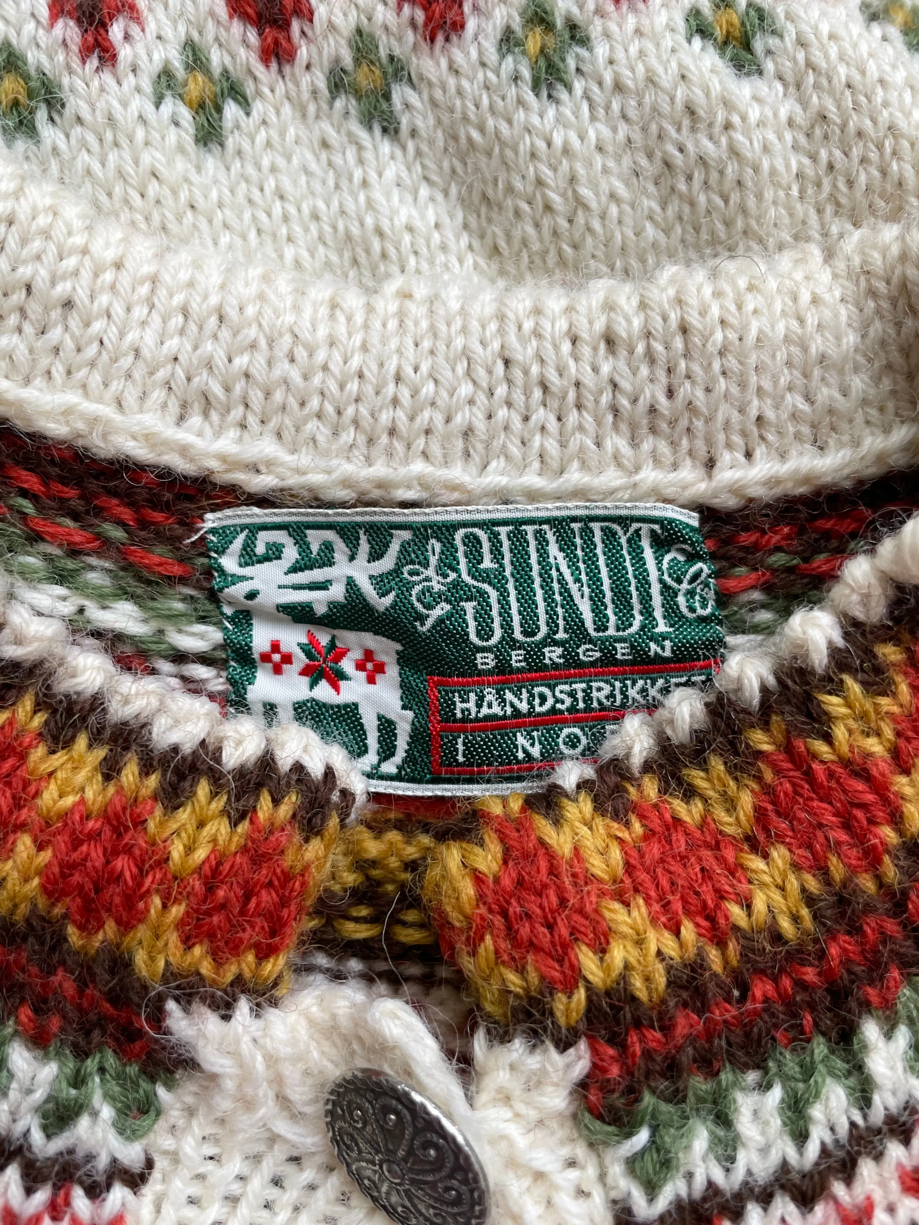 Sundt 1950s Fair Isle Cardigan