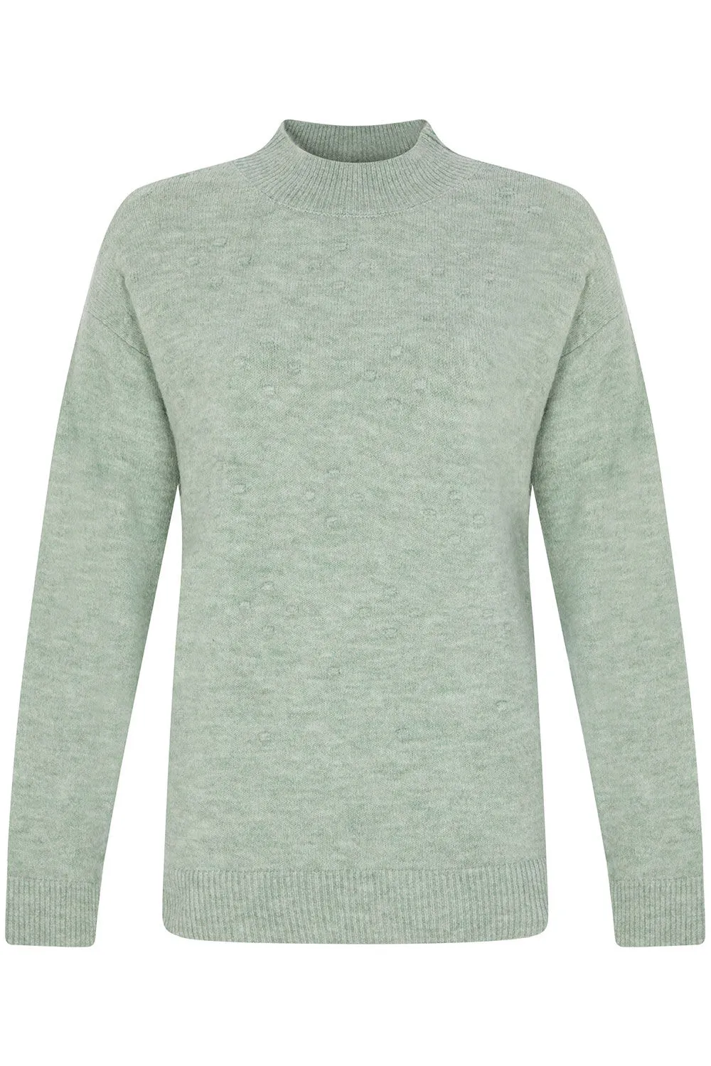 Textured Turtle Neck Jumper