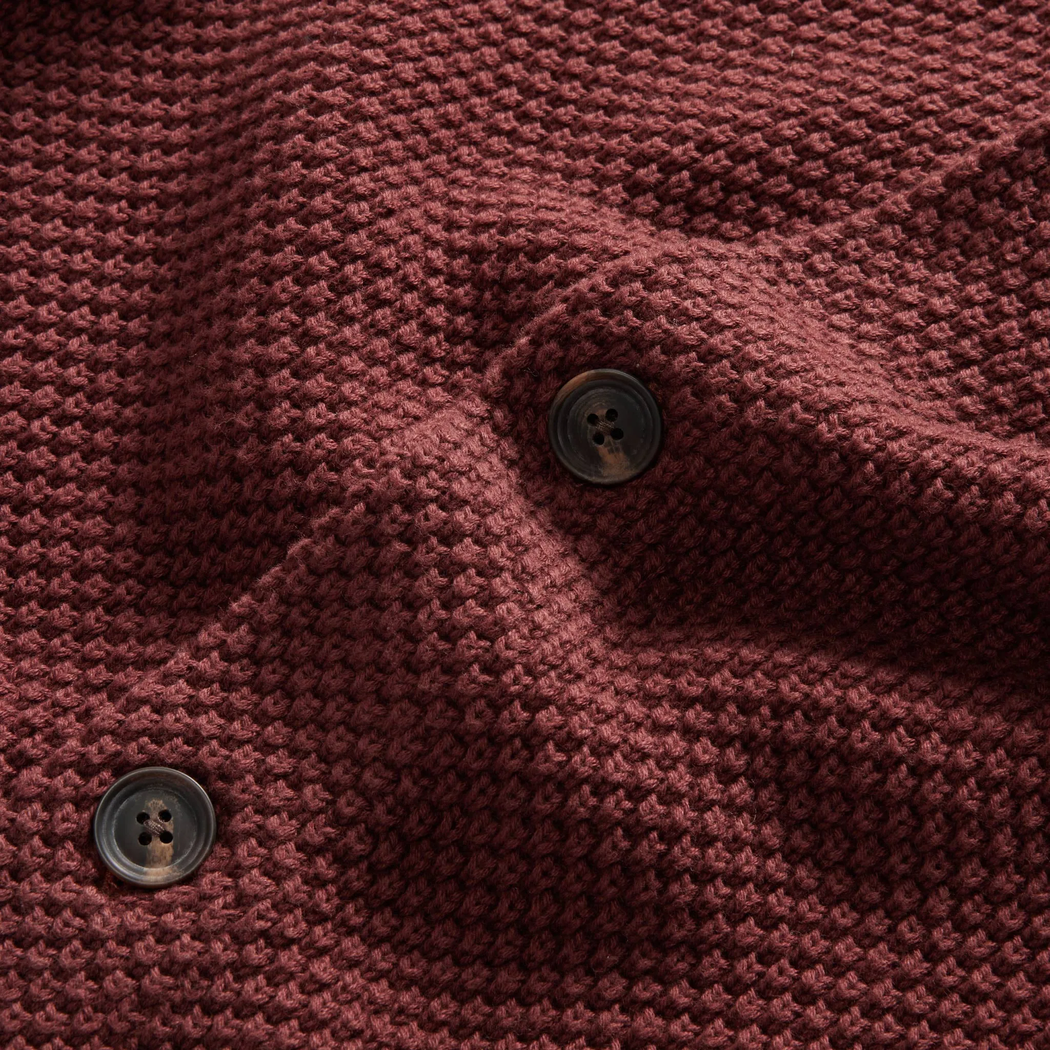 The Crawford Sweater in Black Cherry