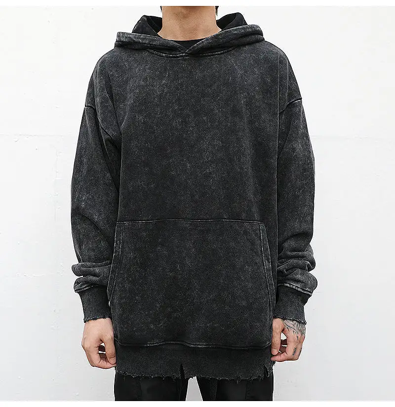 The Distressed Loose Hoodie