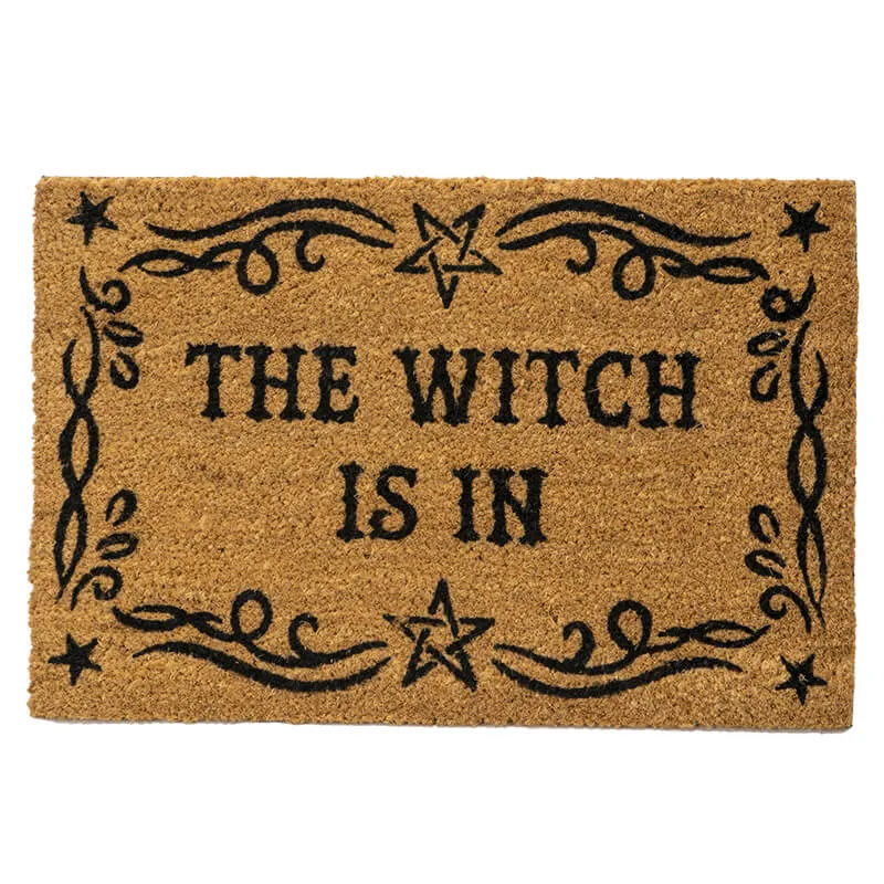 The Witch Is In Doormat