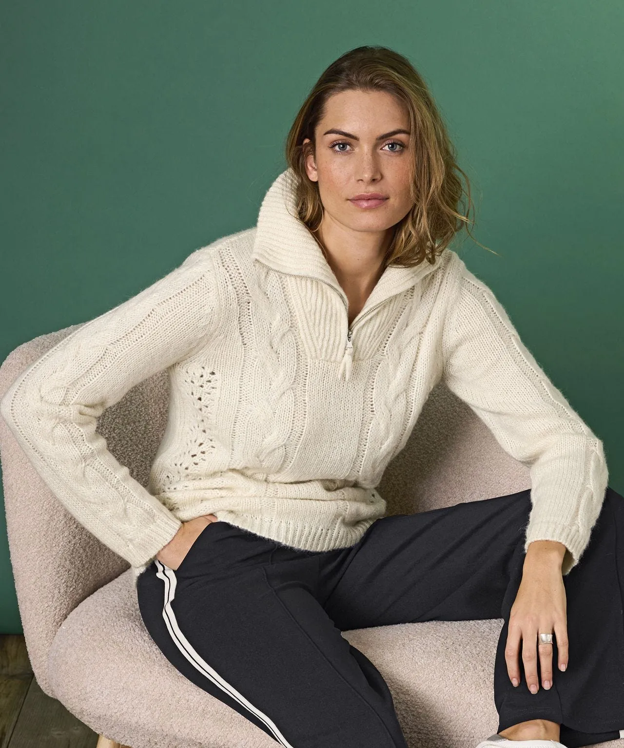 Toasty Thermal Recycled High-neck Jumper