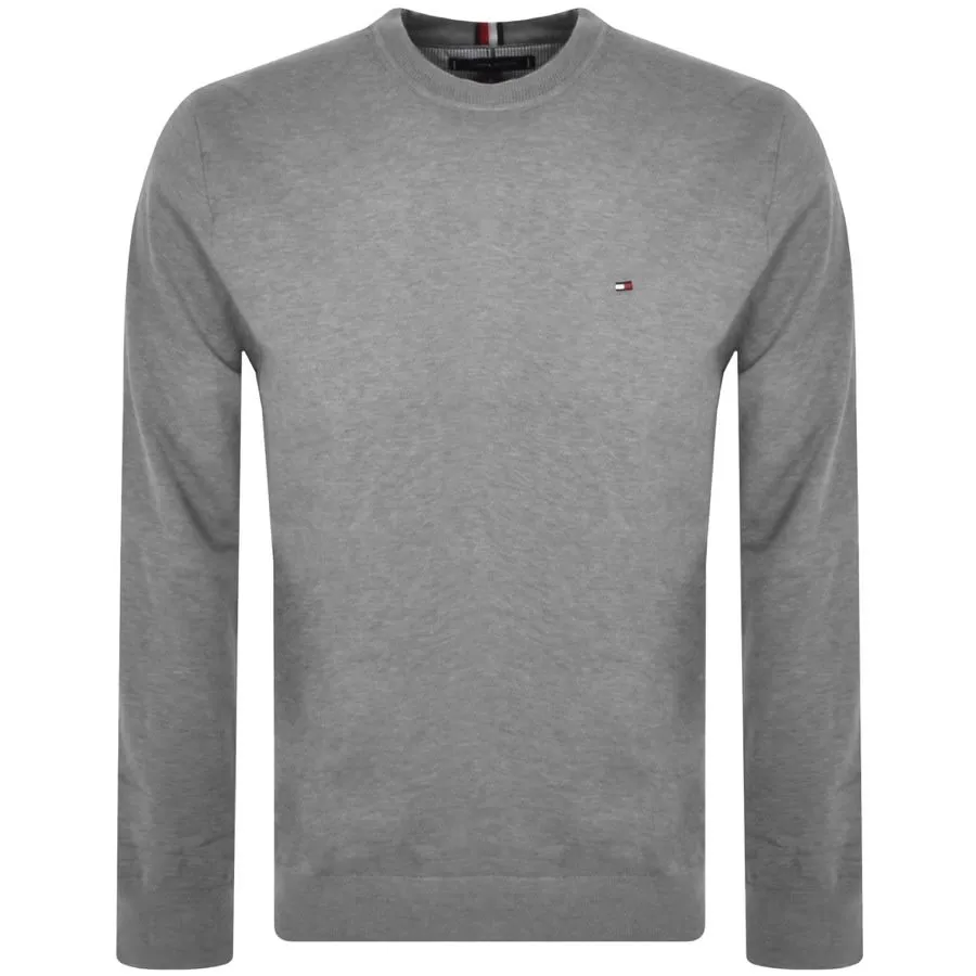 Tommy Hilfiger 1985 Crew Neck Knit Jumper Grey