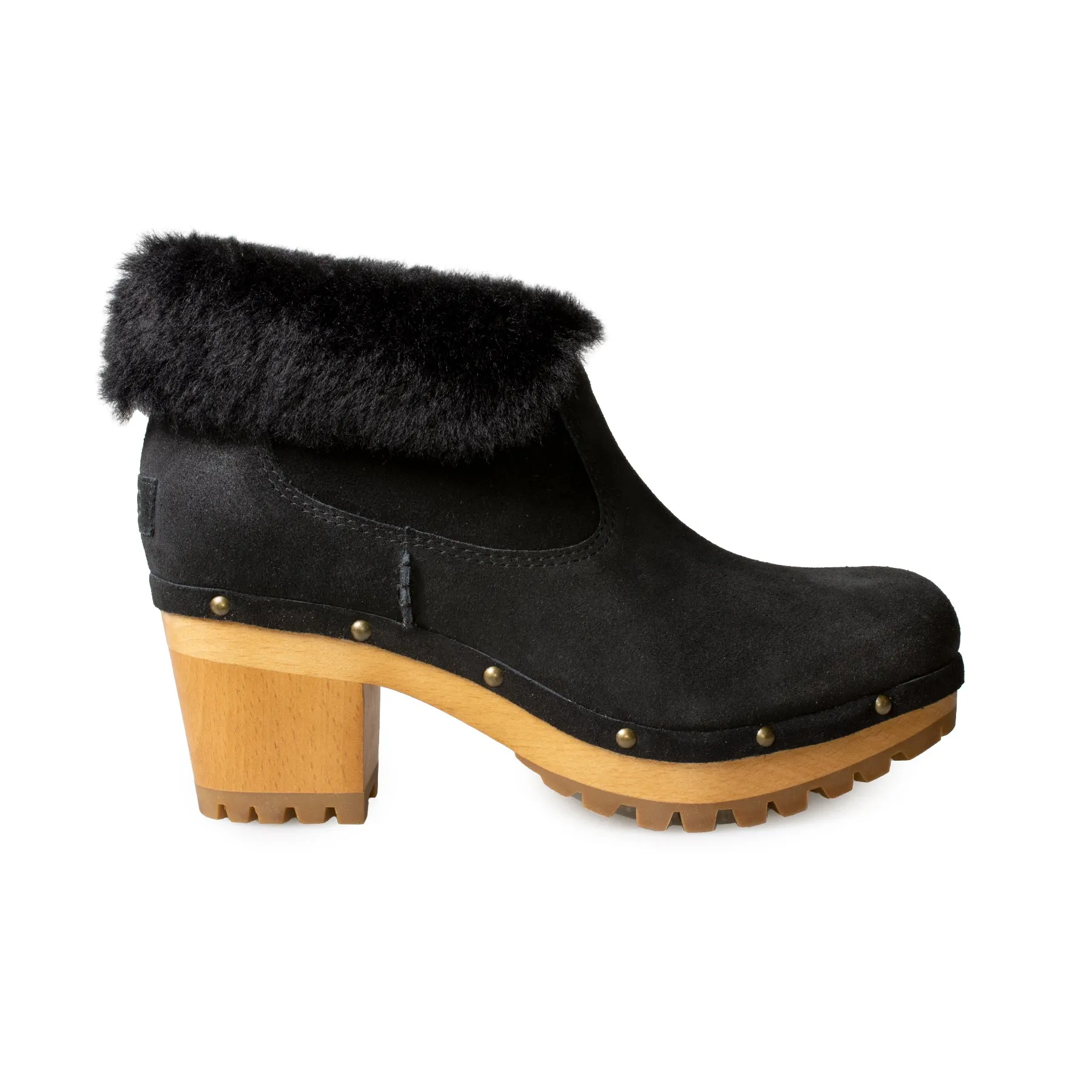 UGG Thebes Black Boots - Women's