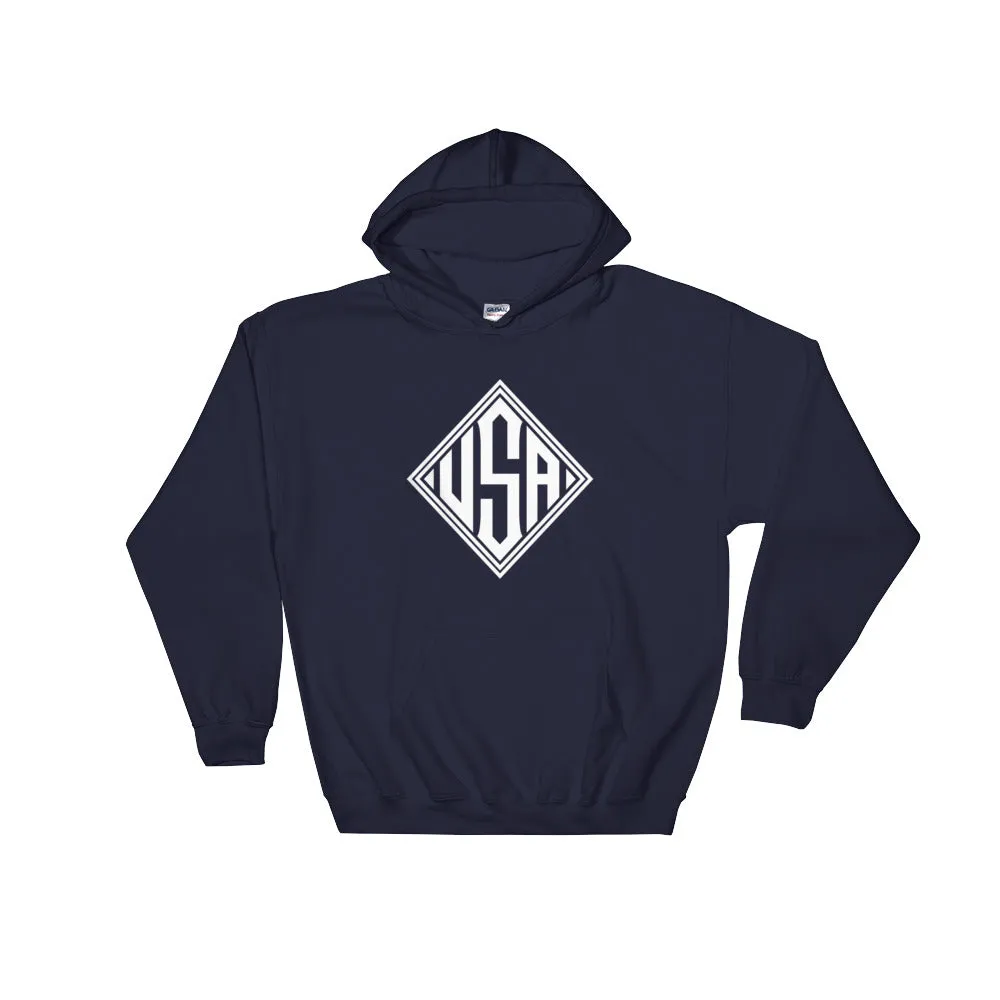 USA Designs - Hooded Sweatshirt - Diamond