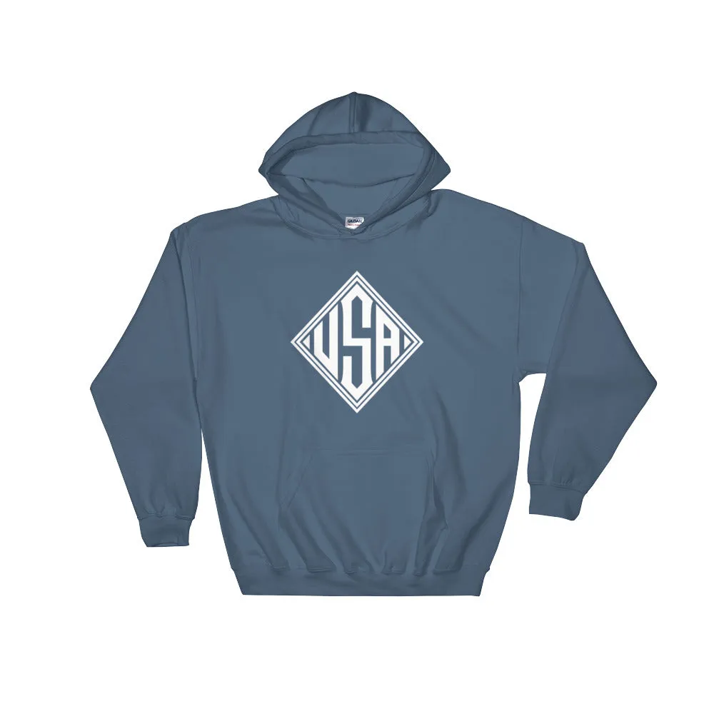 USA Designs - Hooded Sweatshirt - Diamond