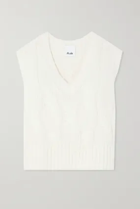 V-Pullunder Cashmere Sweater Vest