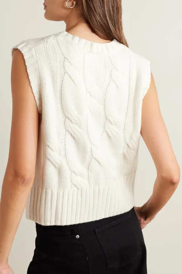 V-Pullunder Cashmere Sweater Vest