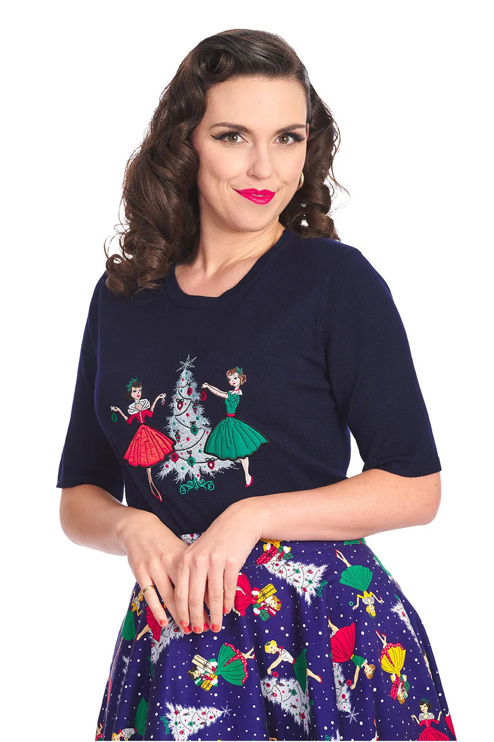 VINTAGE CHRISTMAS HOLIDAY JUMPER