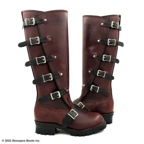 Wesco Athena 16 Inch Women’s Boot Burgundy Black Size 5.5 EE