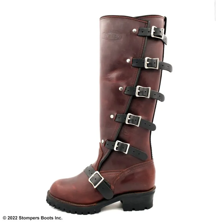 Wesco Athena 16 Inch Women’s Boot Burgundy Black Size 5.5 EE