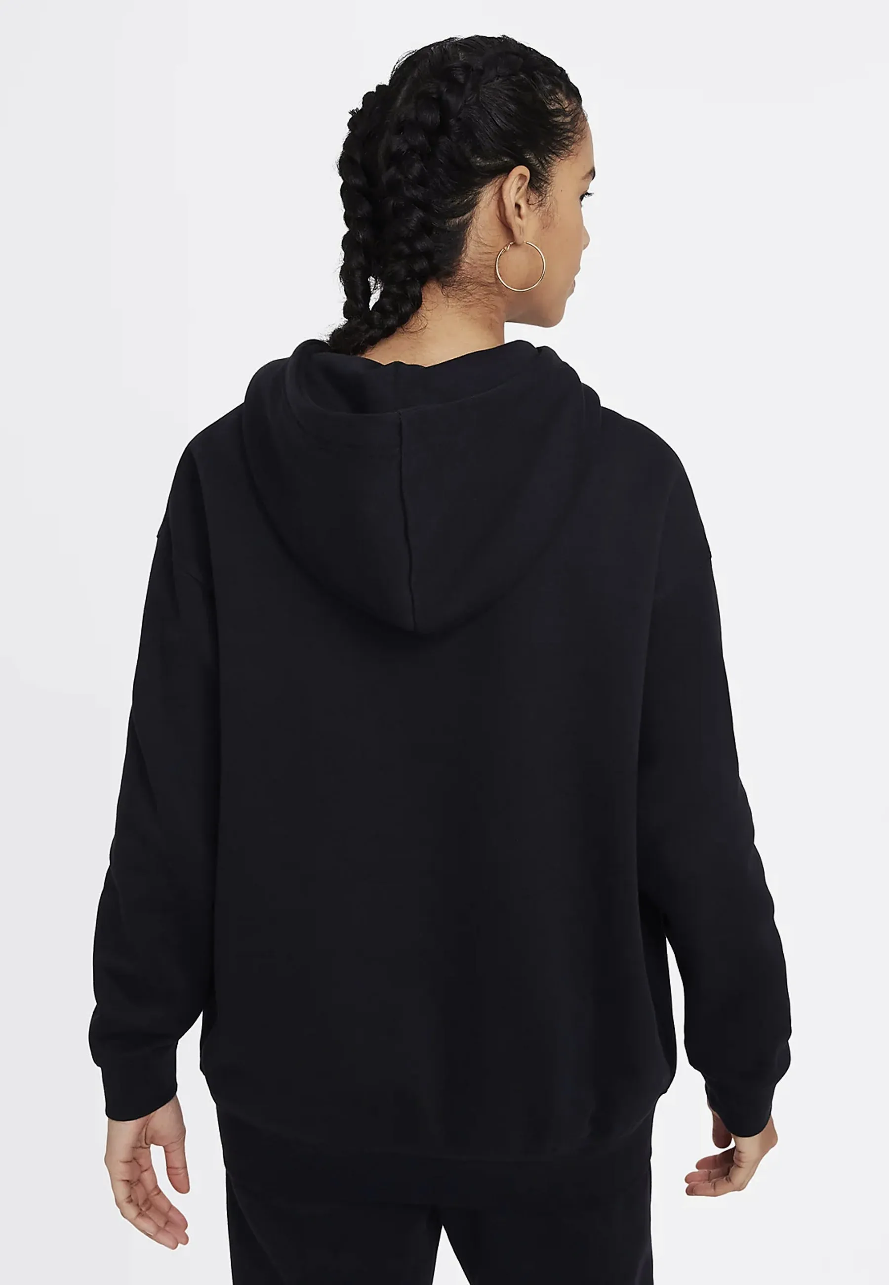 Womens NSW Fleece Hoodie - Black