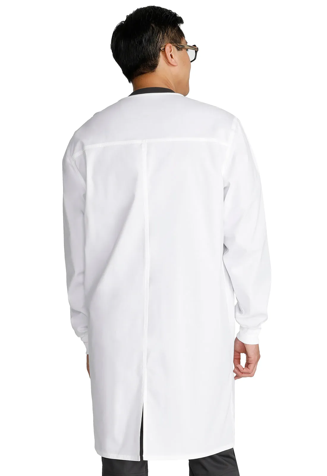 WORK WEAR Professionals Unisex 40 Snap Front Lab Coat in White