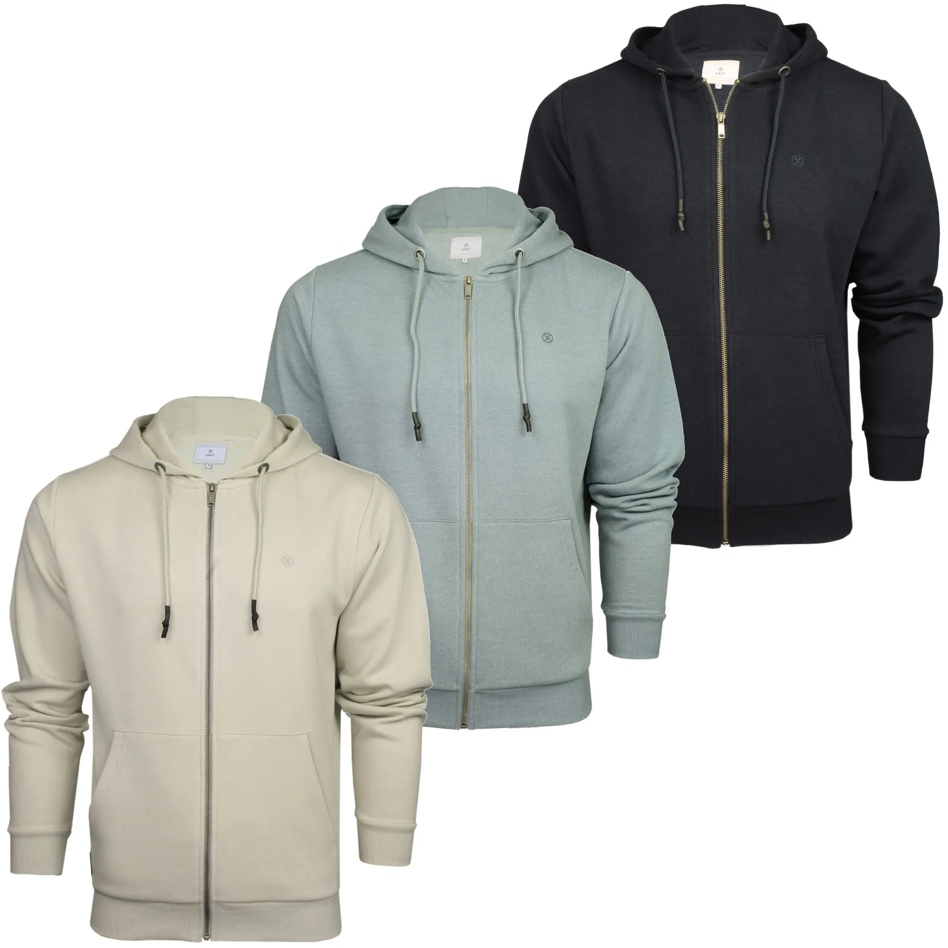 Xact Men's Full Zip Hoodie Sweatshirt