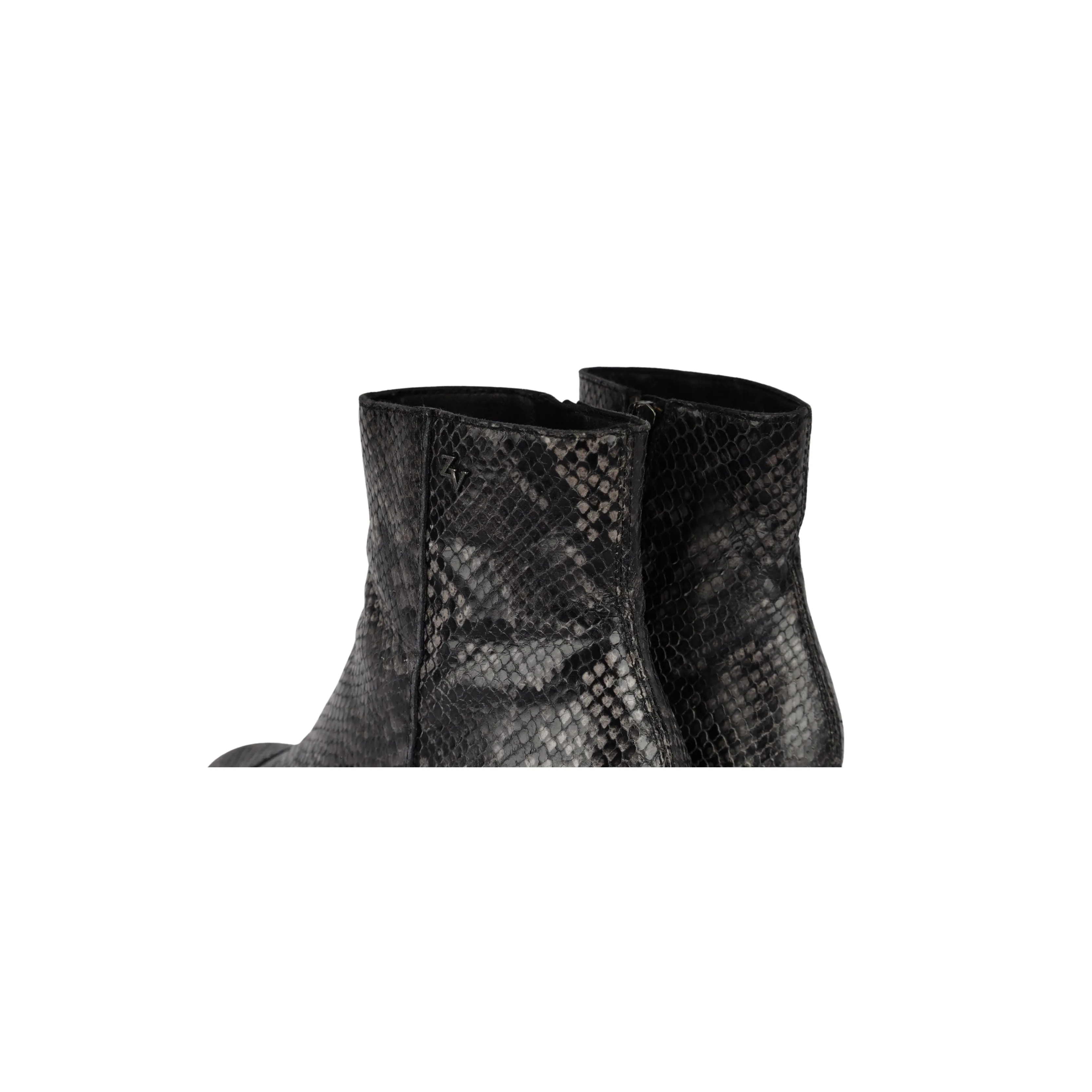 Zadig&Voltaire Snakeskin Ankle Boots - '10s